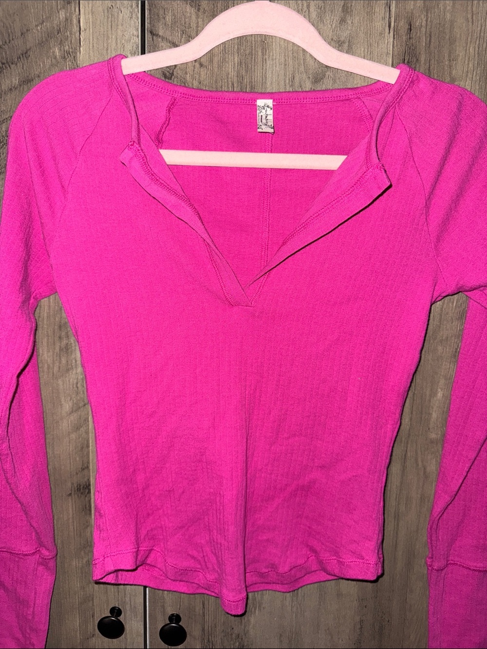 Hot pink long sleeve